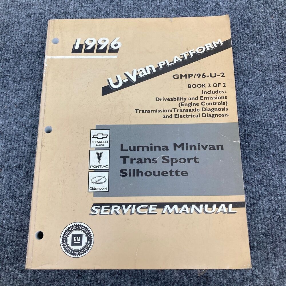 1996 GM U-Van Platform Service Manual Book 2 of 2 Driveability Emissions